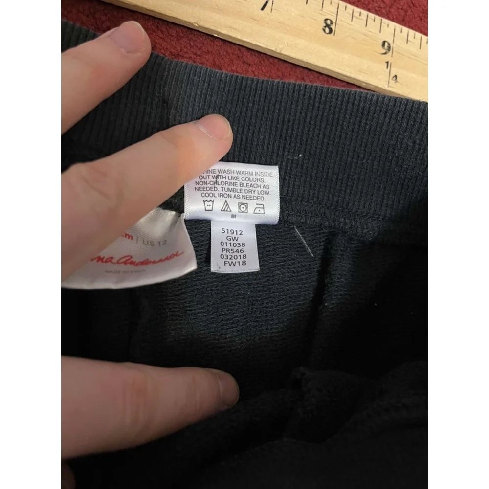 Hanna Andersson Black Planets Astrology Sweat Pants Size Us 12